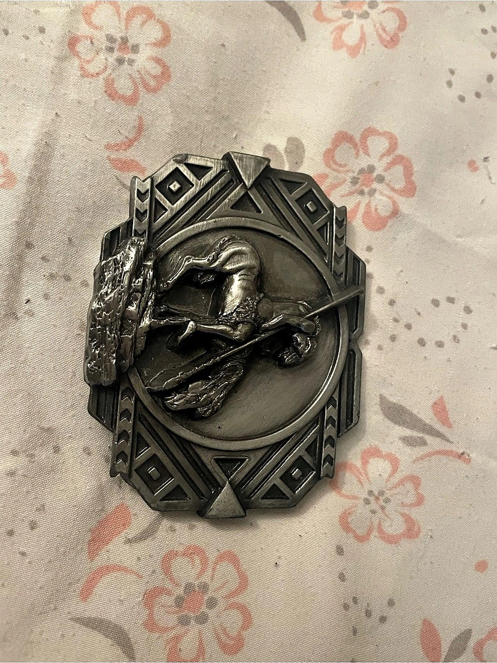 American Indian Belt Buckle By Siskiyou Buckle Company Made In The USA